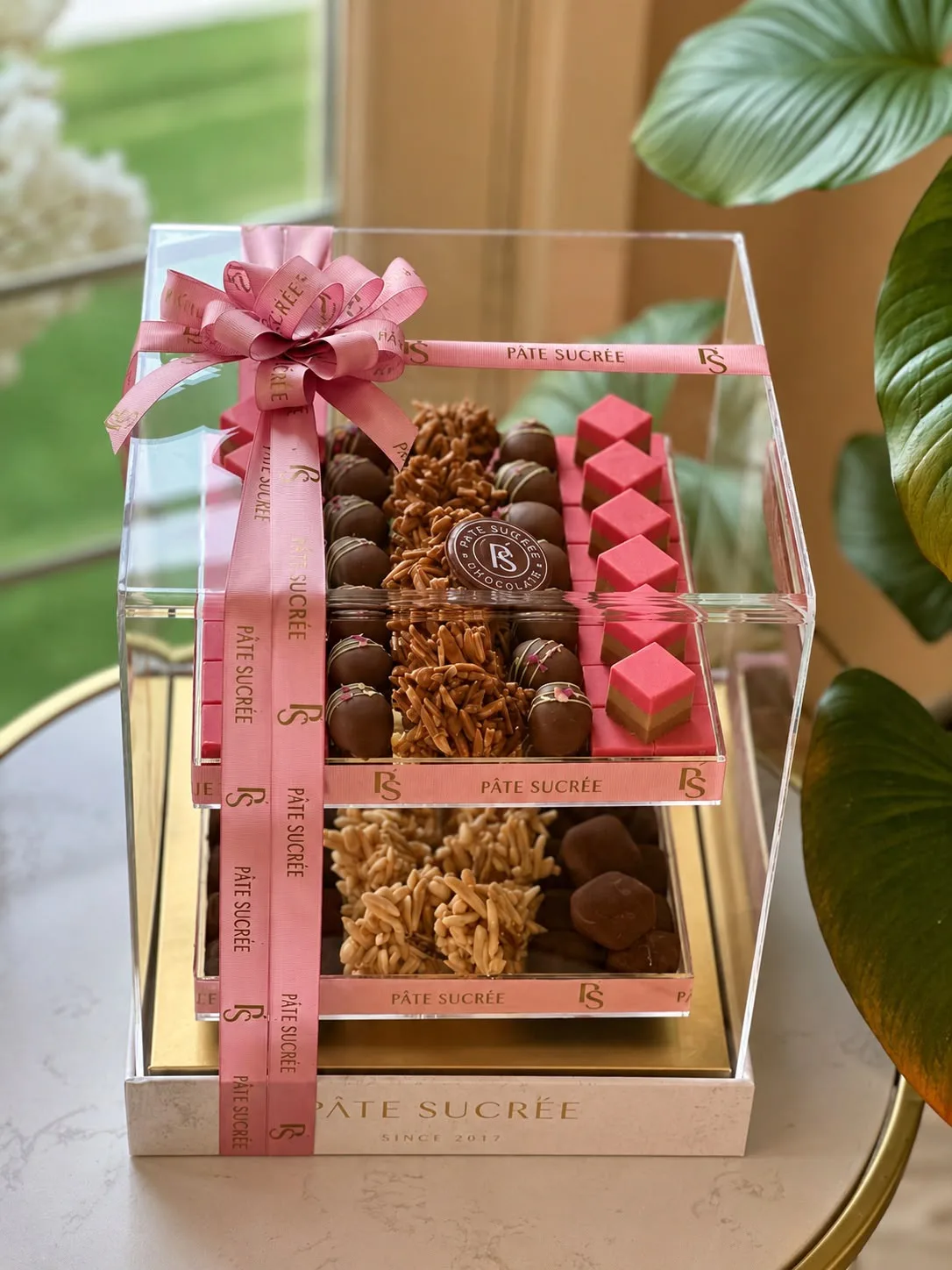 2 LAYER ACRYLIC MIX CHOCOLATE