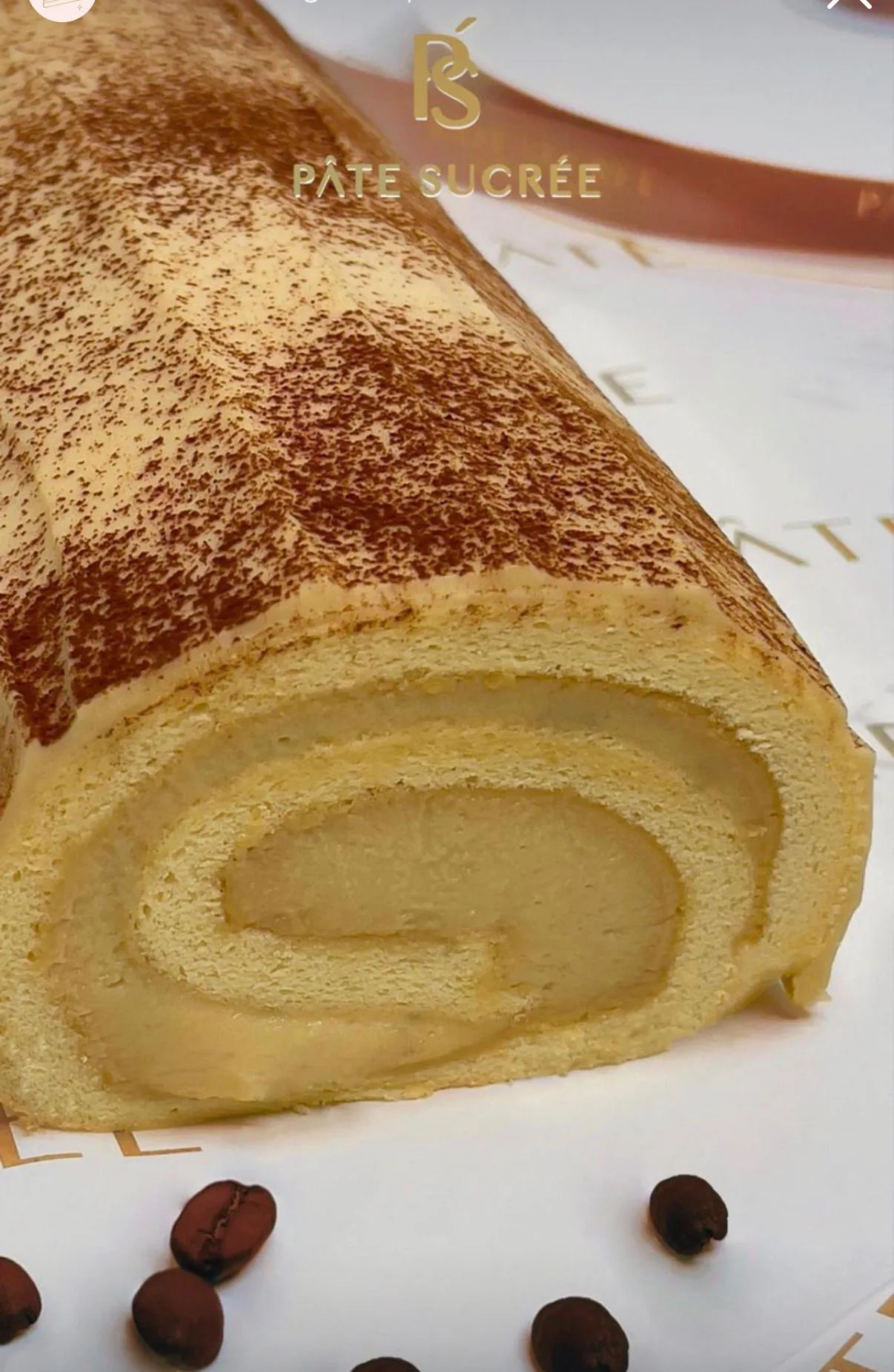 Coffee Swiss Roll