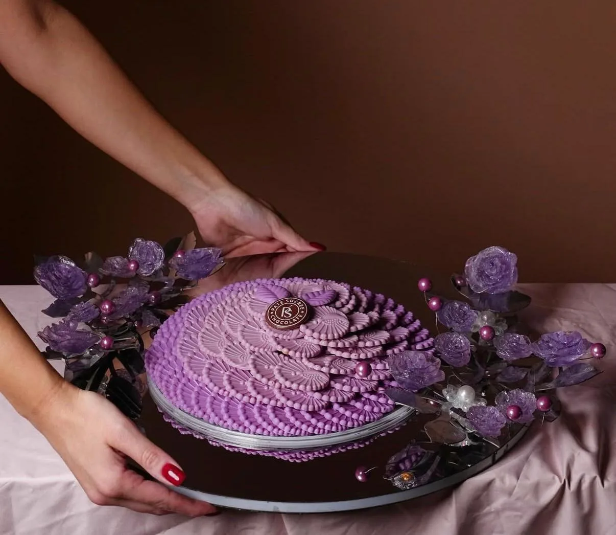 Purple trays