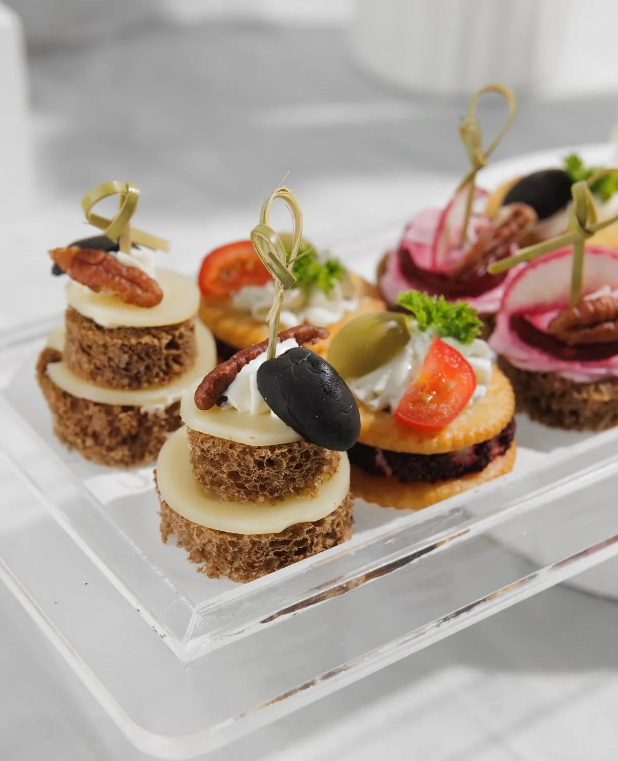 Cheese platter bites